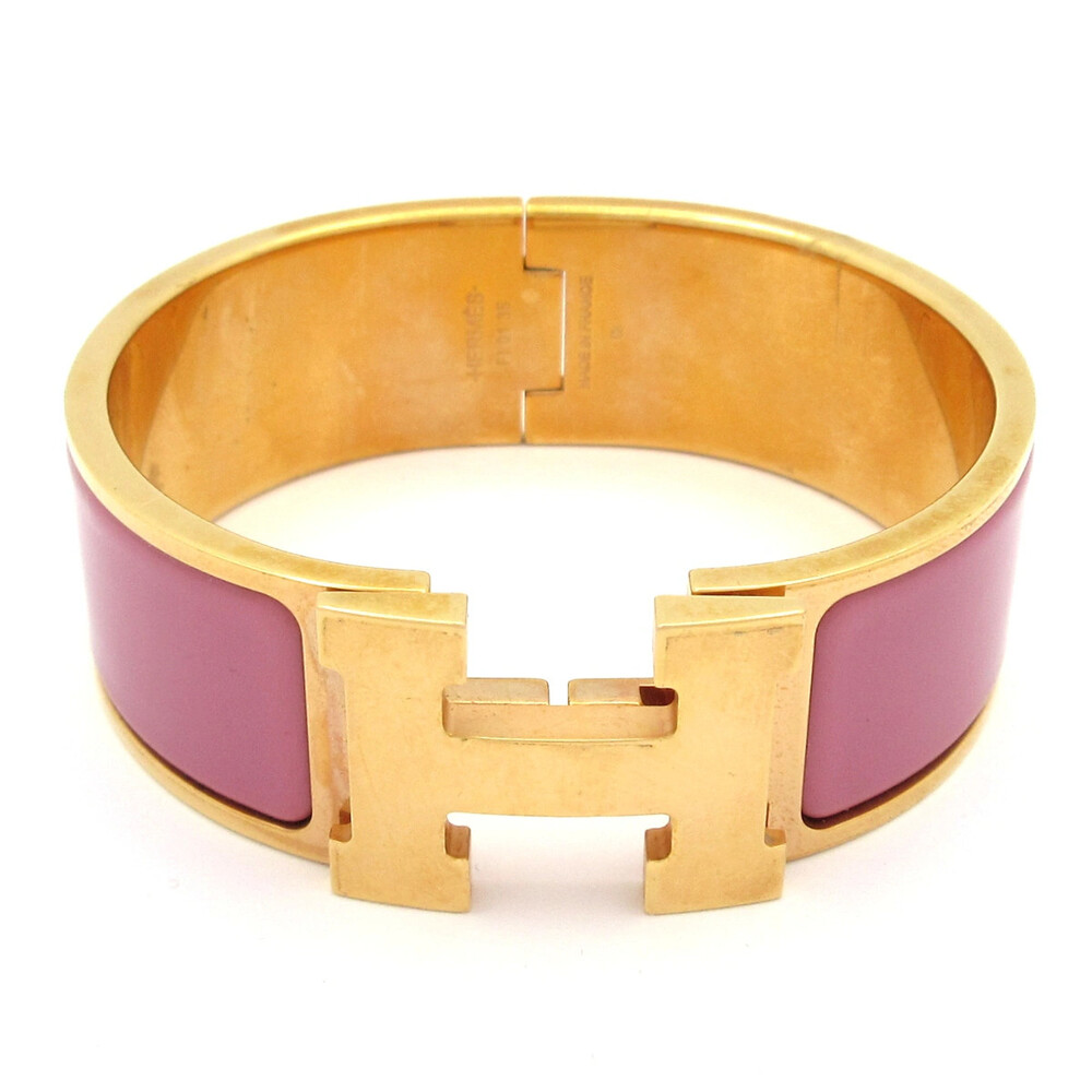 Hermes Clic Clac H Gold Pink Hardware #349912H77B